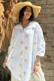 Sa Caleta Soleil High Low Shirt White /10