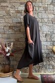 Salcombe Cotton Cocoon Dress Chocolate