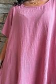 Salcombe Cotton Cocoon Dress Indian Pink