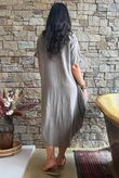 Salcombe Cotton Cocoon Dress Mocha