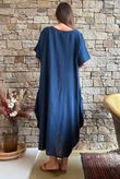 Salcombe Cotton Cocoon Dress Navy