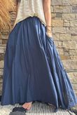 Samba Cotton Skirt Navy