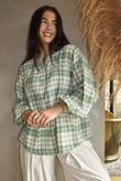 Santa Fe Check Hugh Shirt Soft Jade