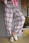 Santa Fe Check Relaxed Barrel Pant Candy