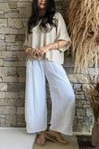 Santos Cushion Cotton Quirky 7/8 Pant White
