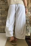 Santos Cushion Cotton Quirky 7/8 Pant White