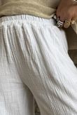 Santos Cushion Cotton Quirky 7/8 Pant White