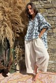 Santos Cushion Cotton Quirky Pant Calico /15 Pre order 1 week 