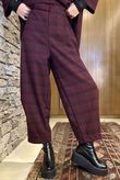 Highgrove Scuba Barrel Pant Burgundy