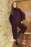 Highgrove Scuba Barrel Pant Burgundy