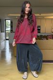 Shadow Bloom Sweatshirt Bordeaux