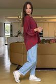 Shadow Bloom Sweatshirt Bordeaux