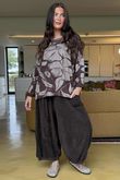 Shadow Bloom Sweatshirt Chocolate