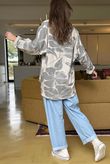 Shadow Bloom Sweatshirt Stone