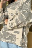 Shadow Bloom Sweatshirt Stone