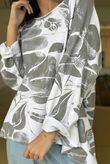Shadow Bloom Sweatshirt White