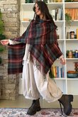 Shetland Plaid Shawl Print 1
