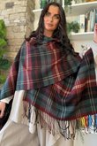Shetland Plaid Shawl Print 1