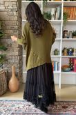 Simone Tulle Midaxi Skirt Black /40 =