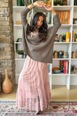 Simone Tulle Midaxi Skirt Rose /30 =