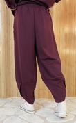Soft Tech Sequin Pocket Shelby Pant Burgundy /12=