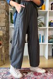 Sunday Morning 7/8 Barrel Pant Navy & Khaki