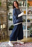 Sunday Morning Relaxed Sweatshirt Navy & Denim