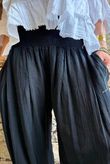 Sundaze Cheesecloth Bloomer Pant Black
