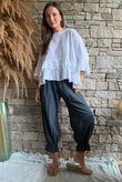 Sundaze Cheesecloth Bloomer Pant Charcoal