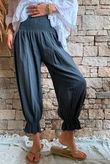 Sundaze Cheesecloth Bloomer Pant Charcoal