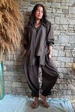 Sundaze Cheesecloth Bloomer Pant Chocolate