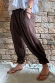 Sundaze Cheesecloth Bloomer Pant Chocolate
