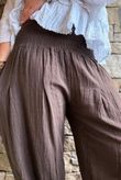 Sundaze Cheesecloth Bloomer Pant Chocolate