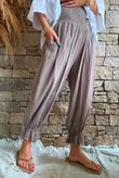 Sundaze Cheesecloth Bloomer Pant Mocha
