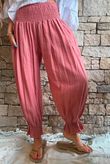 Sundaze Cheesecloth Bloomer Pant Soft Terracotta