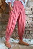 Sundaze Cheesecloth Bloomer Pant Soft Terracotta