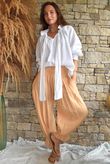 Sundaze Cheesecloth Bloomer Pant Tuscan Sun