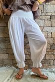 Sundaze Cheesecloth Bloomer Pant White