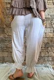 Sundaze Cheesecloth Bloomer Pant White