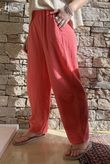 Suri Cushion Cotton Barrel Pant Watermelon