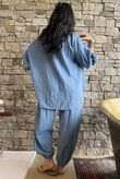 Annie Cushion Cotton Laurie Blouse Denim 