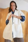  Tenby Claudia Cap Sleeve Coat Winter White /10