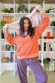 Terry B Classic Sweatshirt Apricot Sorbet