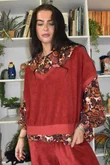 Terry B Hi Lo Tank Burgundy