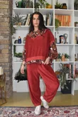 Terry B Hi Lo Tank Burgundy