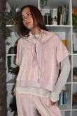 Terry B Hi Lo Tank Dusky Rose