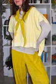 Terry B Hi Lo Tank Lemon
