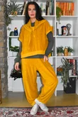 Terry B Hi Lo Tank Mustard