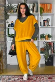 Terry B Hi Lo Tank Mustard