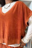 Terry B Hi Lo Tank Russet